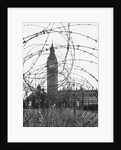 Big Ben Through Barbed Wire, ca. 1940 by Anonymous