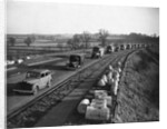 Trucks of the Mobile Reserve on the Road, 1943 by Anonymous