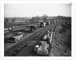 Trucks of the Mobile Reserve on the Road, 1943 by Anonymous