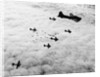 Flying Fortresses in Flight Over Germany by Anonymous