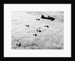 Flying Fortresses in Flight Over Germany by Anonymous
