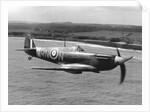 Spitfire In Flight. by Anonymous