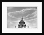 Contrails Over St. Paul's Dome by Anonymous