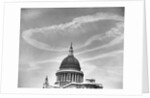Contrails Over St. Paul's Dome by Anonymous
