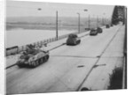 Tanks Cross Nijmegen Bridge by Anonymous