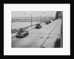 Tanks Cross Nijmegen Bridge by Anonymous
