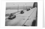 Tanks Cross Nijmegen Bridge by Anonymous