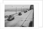 Tanks Cross Nijmegen Bridge by Anonymous