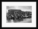 Vehicle Chassis Outside Factory by Anonymous