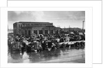 Vehicle Chassis Outside Factory by Anonymous