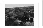 Damaged Turkish Artillery at Dardanelles, 1915 by Anonymous