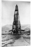 Oil Flowing in a Derrick by Anonymous