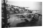 Aeroplanes on Aircraft Carrier by Anonymous