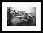 Aeroplanes on Aircraft Carrier by Anonymous