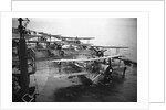 Aeroplanes on Aircraft Carrier by Anonymous