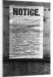 Evacuation Notice by Anonymous