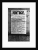 Evacuation Notice by Anonymous