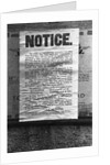 Evacuation Notice by Anonymous