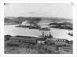 US Fleet in Panama Canal by Anonymous