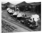Buoys Are Transported by Train by Anonymous