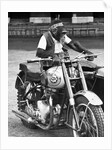 Motorcycle Chimp by Anonymous