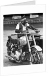 Motorcycle Chimp by Anonymous