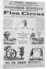 Advertisement For Flea Circus by Anonymous