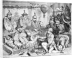 The Reception of the Diplomatique and His Suite by James Gillray