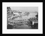 Temporary Bridge at Poznan, Poland, 1939 by Anonymous