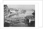 Temporary Bridge at Poznan, Poland, 1939 by Anonymous