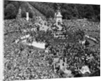 VE Day Revelers Outside Buckingham Palace by Anonymous