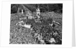 VE Day Revelers Outside Buckingham Palace by Anonymous