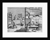 Engraving of the Process of Paper Making by Hand