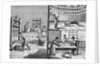 Engraving of the Process of Paper Making by Hand