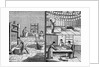 Engraving of the Process of Paper Making by Hand