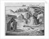 Engraving of a Charcoal Burner at Work by Anonymous