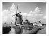 Canalside Windmills by Anonymous