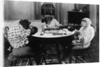 Chimpanzees Play Mahjong by Anonymous