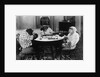 Chimpanzees Play Mahjong by Anonymous