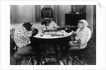 Chimpanzees Play Mahjong by Anonymous