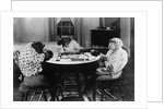 Chimpanzees Play Mahjong by Anonymous