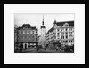 Clock Tower and City Buildings by Anonymous
