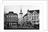 Clock Tower and City Buildings by Anonymous