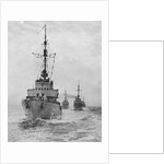 German Minesweepers in Swedish Waters, 1940 by Anonymous