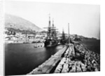 English Ironclad Warships at Gibraltar by Anonymous