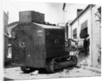 Bulldozer Crashes During British-Greek Uprising by Anonymous