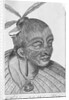 Engraving of a Maori Chieftain by Anonymous