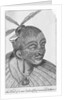 Engraving of a Maori Chieftain by Anonymous