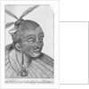 Engraving of a Maori Chieftain by Anonymous