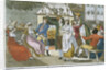 19th-Century Scene of a Christmas Celebration by Anonymous